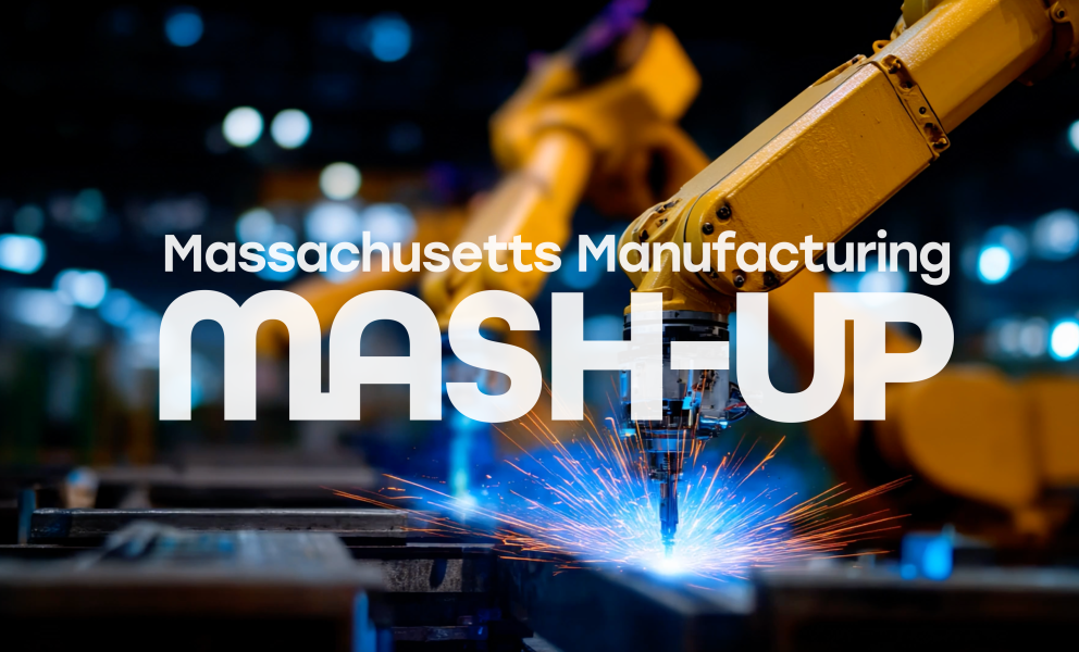 Mash-Up logo with Robotic Arm